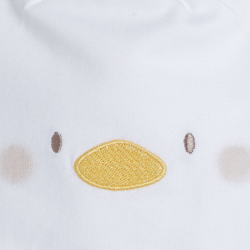 Infant Unisex White Applique Cap image number 2